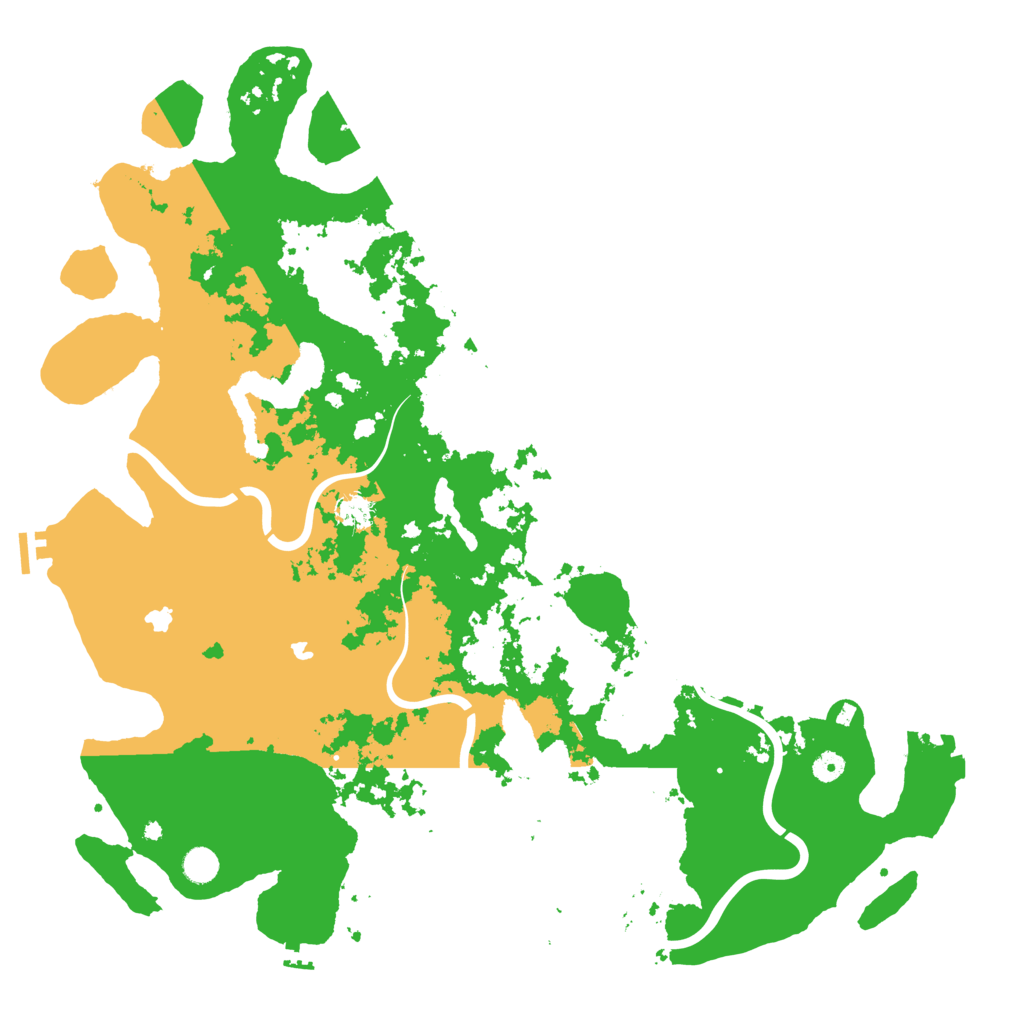 Biome Rust Map: Procedural Map, Size: 5000, Seed: 1004678977