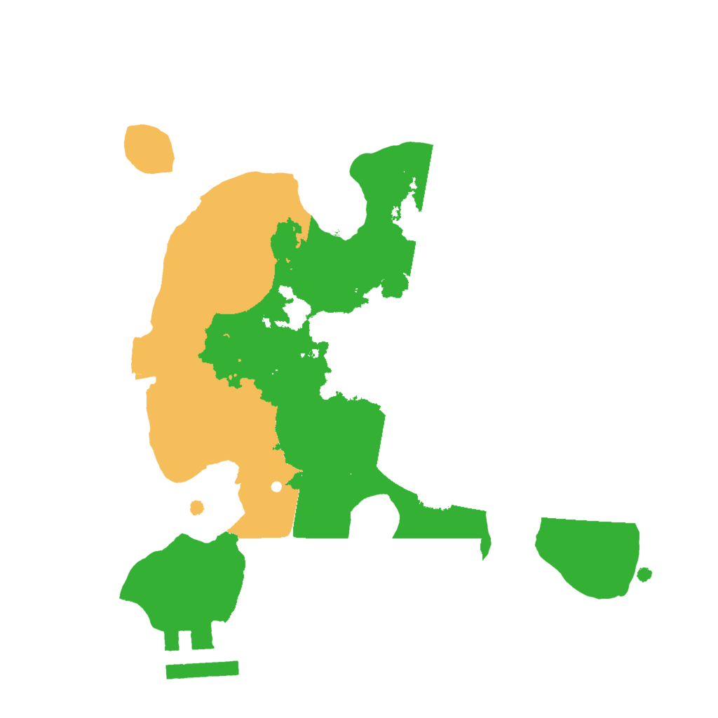 Biome Rust Map: Procedural Map, Size: 2000, Seed: 666163065
