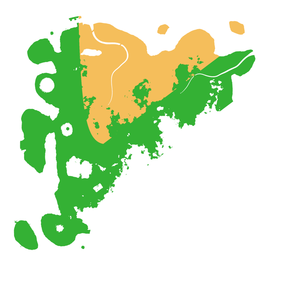 Biome Rust Map: Procedural Map, Size: 3600, Seed: 12301