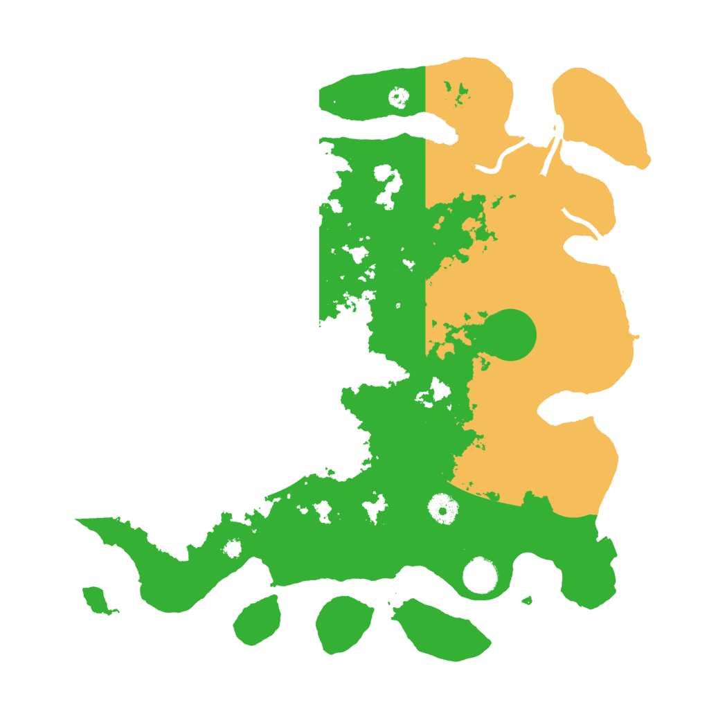 Biome Rust Map: Procedural Map, Size: 3600, Seed: 22301