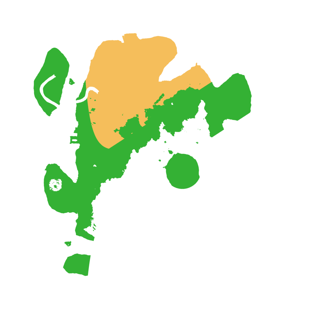 Biome Rust Map: Procedural Map, Size: 2500, Seed: 1231234124