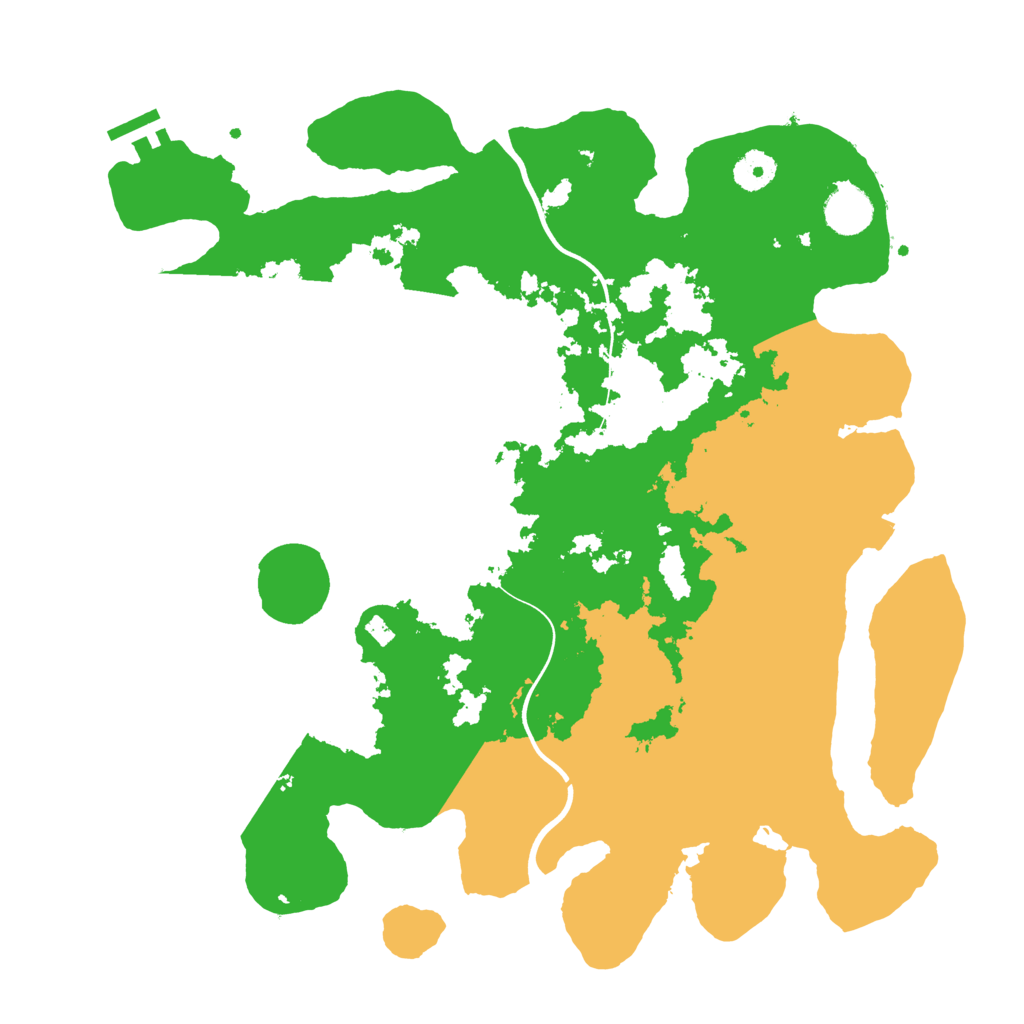 Biome Rust Map: Procedural Map, Size: 3800, Seed: 1210076955