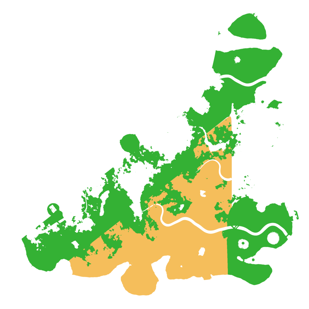 Biome Rust Map: Procedural Map, Size: 4500, Seed: 1458385963