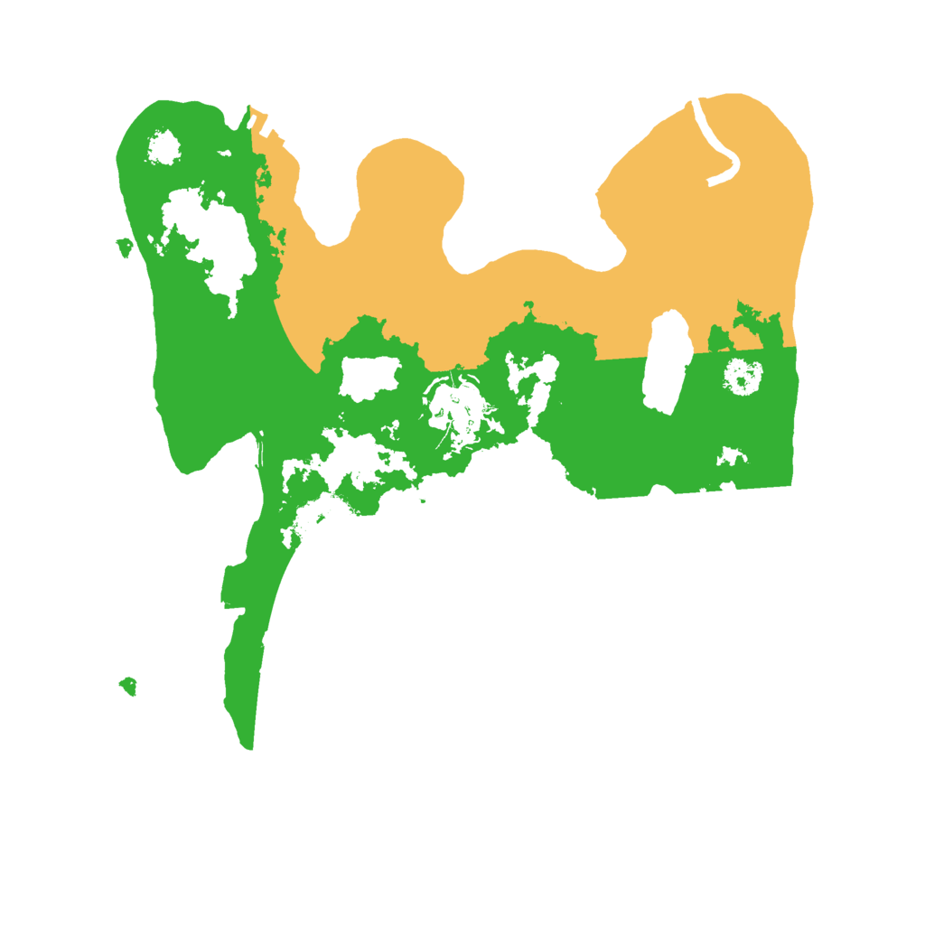 Biome Rust Map: Procedural Map, Size: 2500, Seed: 949083495