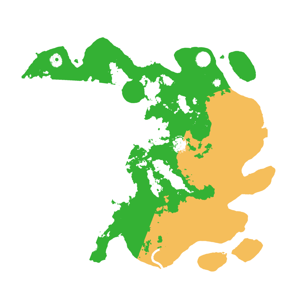 Biome Rust Map: Procedural Map, Size: 3500, Seed: 735501336