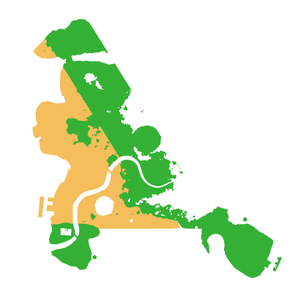 Biome Rust Map: Procedural Map, Size: 3000, Seed: 2061621119