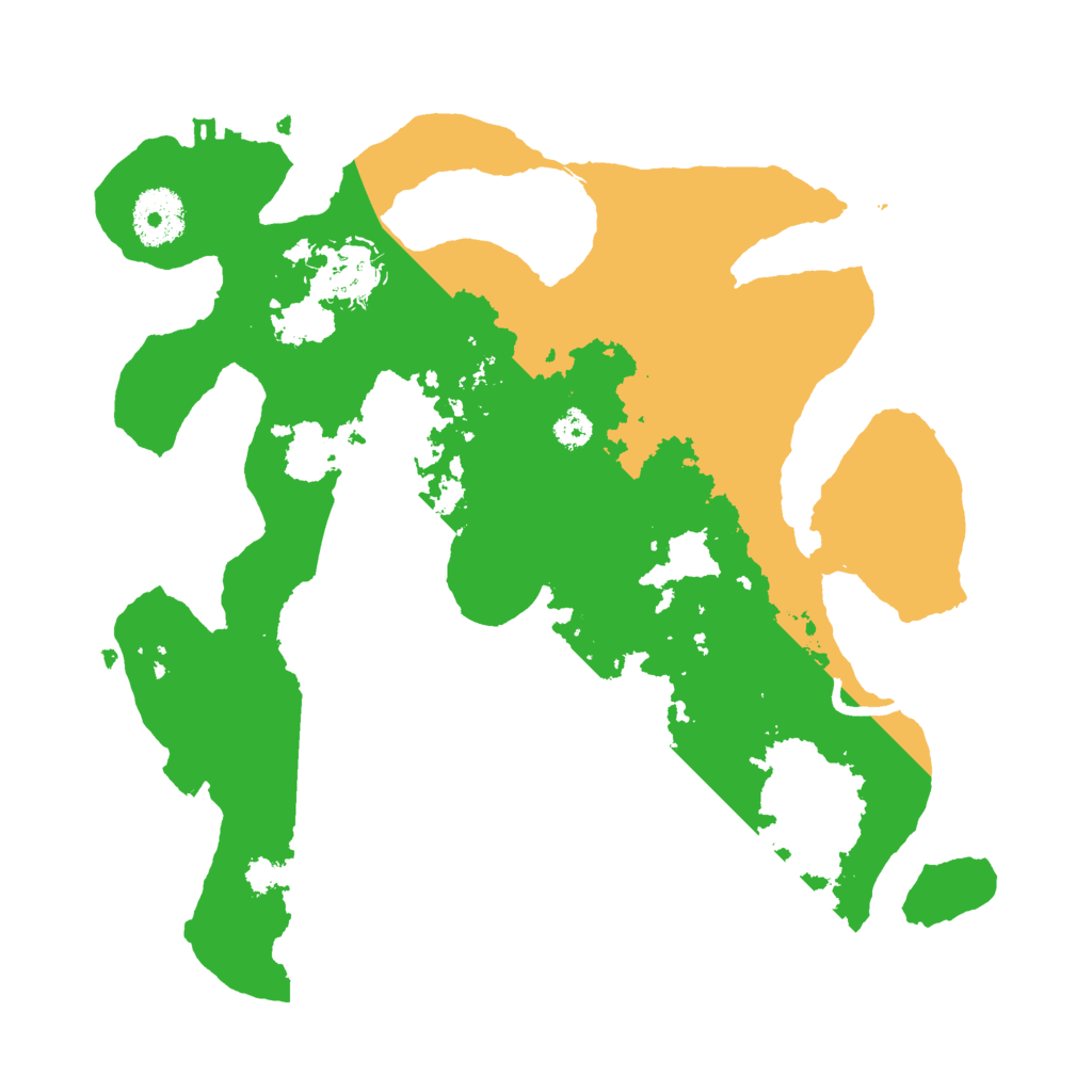 Biome Rust Map: Procedural Map, Size: 3000, Seed: 77886162