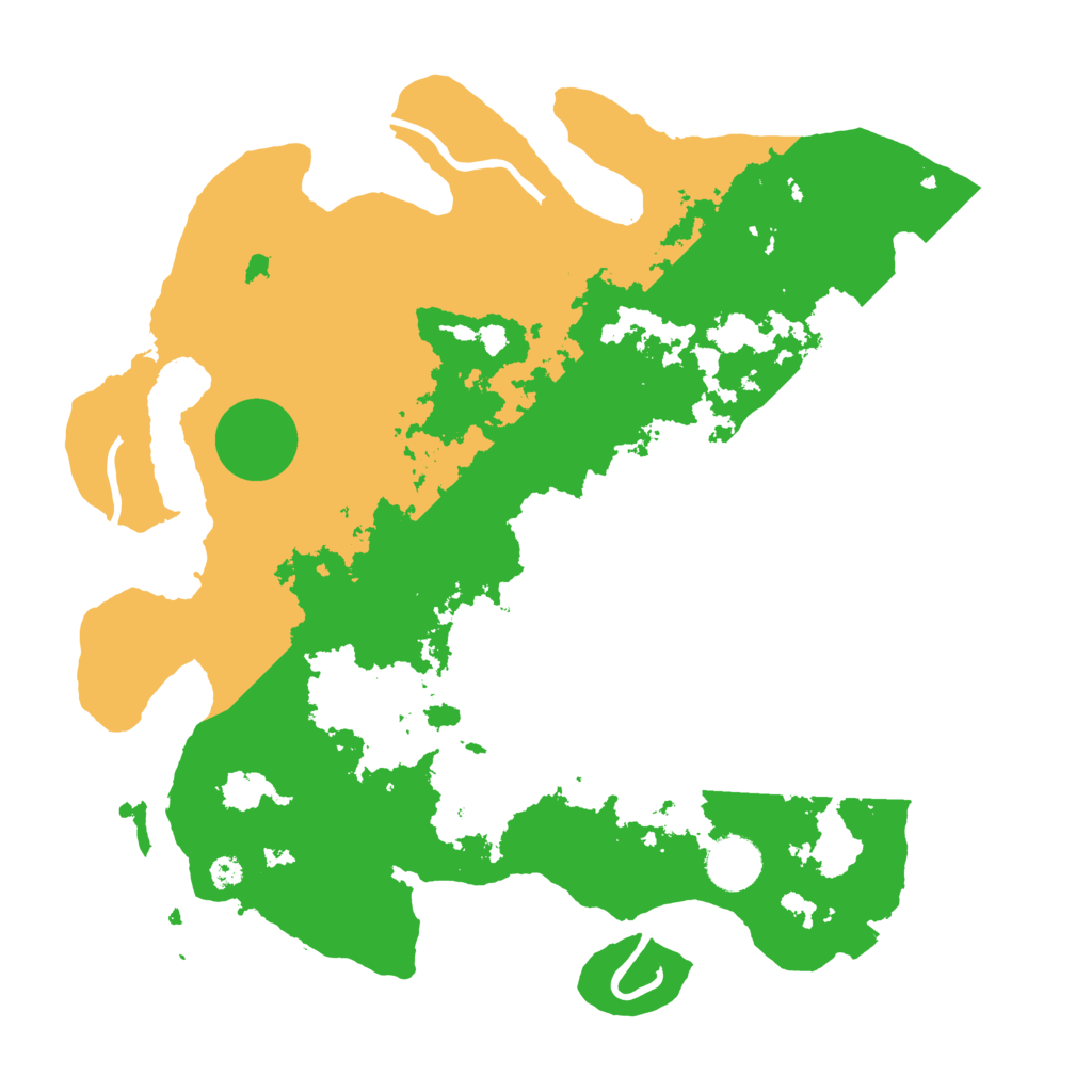 Biome Rust Map: Procedural Map, Size: 3500, Seed: 390677806