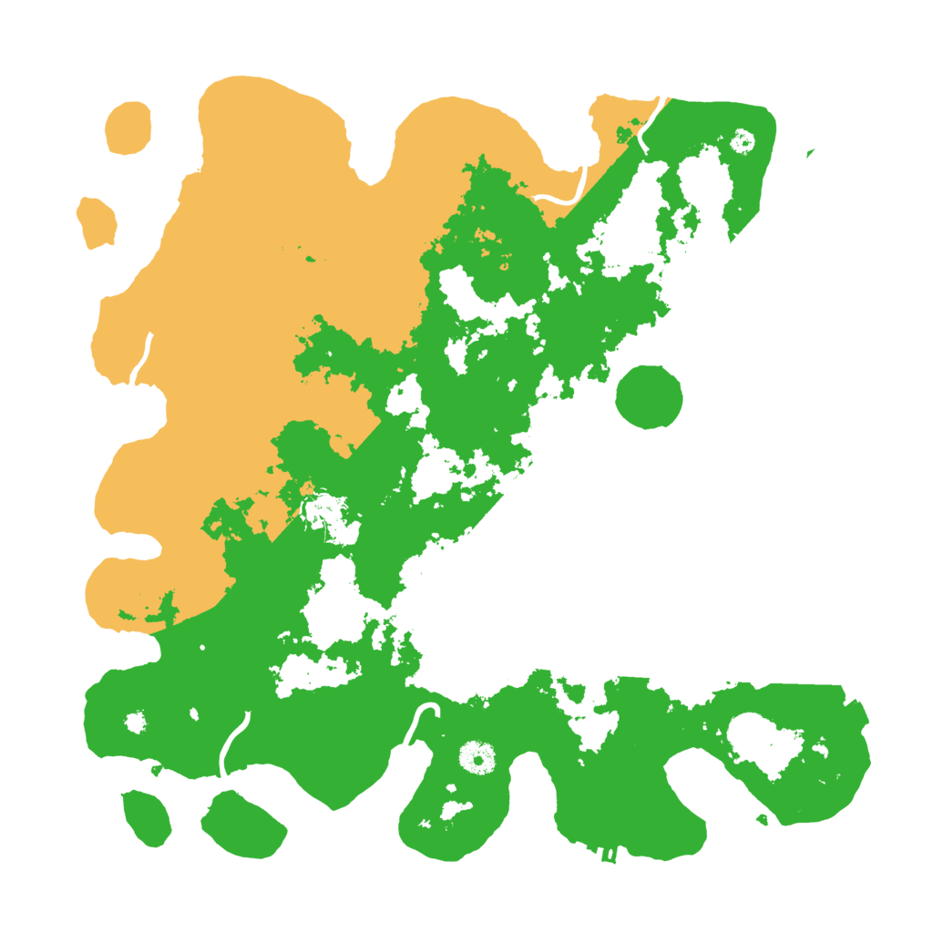 Biome Rust Map: Procedural Map, Size: 3950, Seed: 13299454