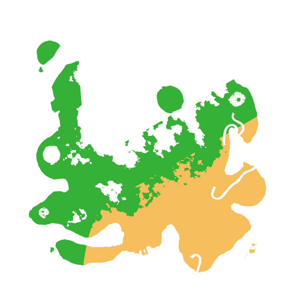 Biome Rust Map: Procedural Map, Size: 3000, Seed: 23787
