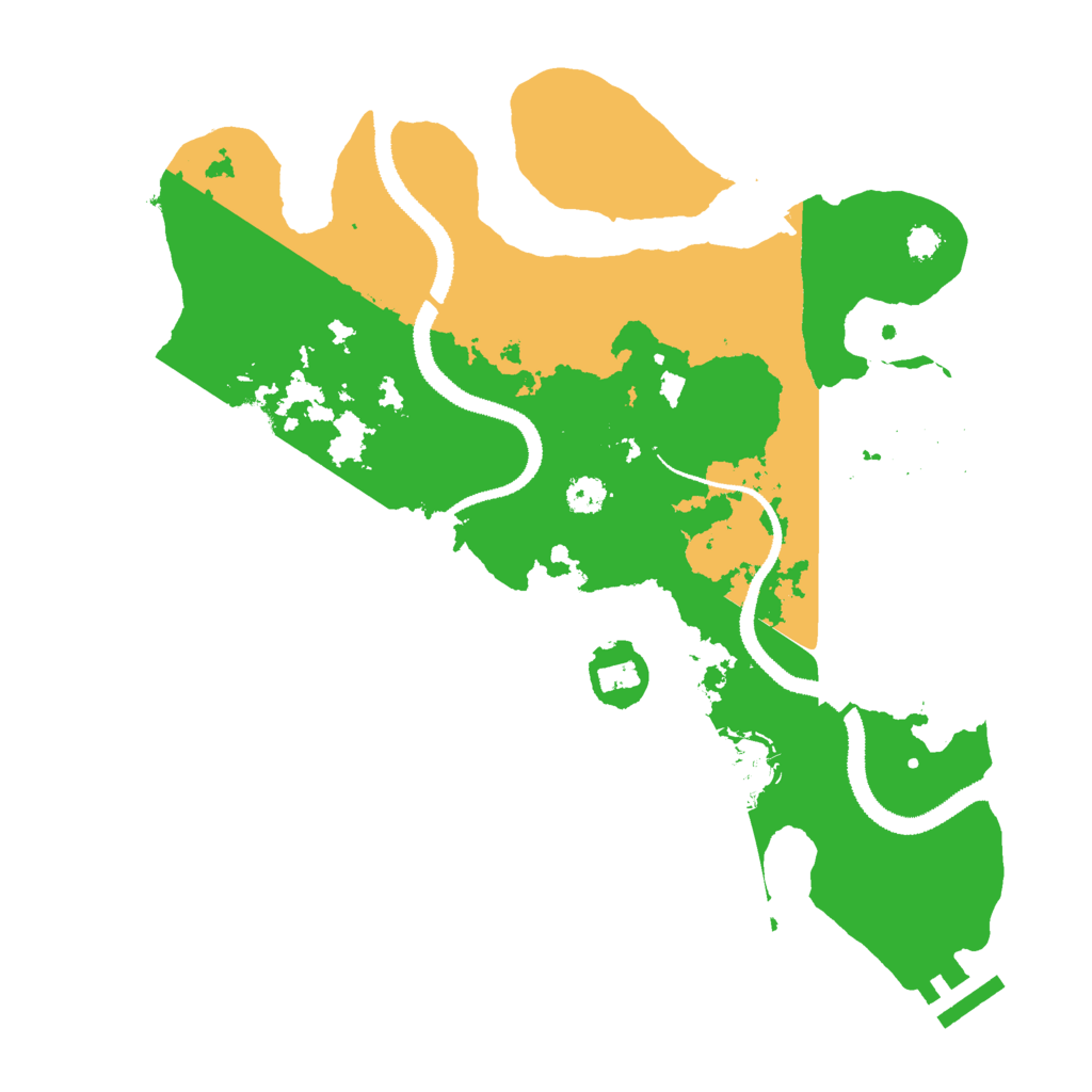 Biome Rust Map: Procedural Map, Size: 3000, Seed: 508663390