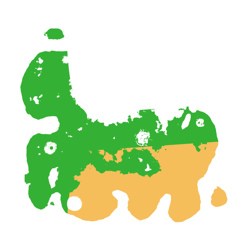 Biome Rust Map: Procedural Map, Size: 3000, Seed: 73931796