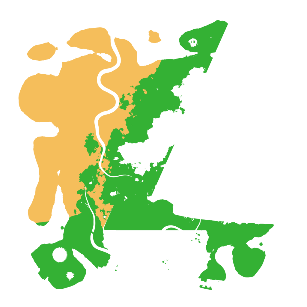 Biome Rust Map: Procedural Map, Size: 3700, Seed: 1170538391