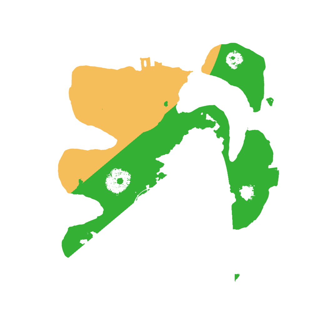 Biome Rust Map: Procedural Map, Size: 2000, Seed: 910563033