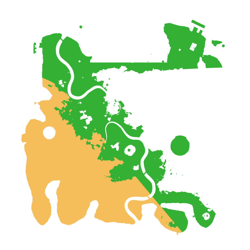Biome Rust Map: Procedural Map, Size: 3500, Seed: 1139610649