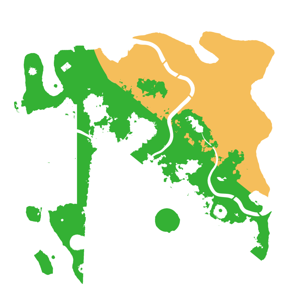 Biome Rust Map: Procedural Map, Size: 3500, Seed: 1891271662