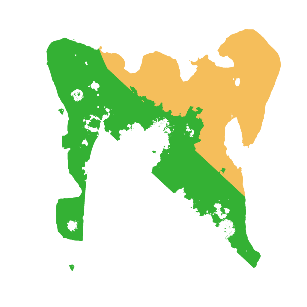 Biome Rust Map: Procedural Map, Size: 2650, Seed: 2621754