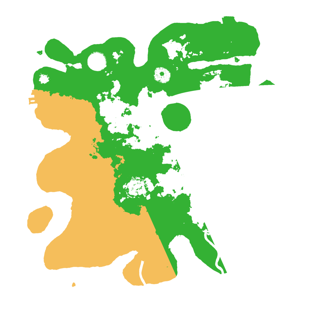 Biome Rust Map: Procedural Map, Size: 3000, Seed: 1623430