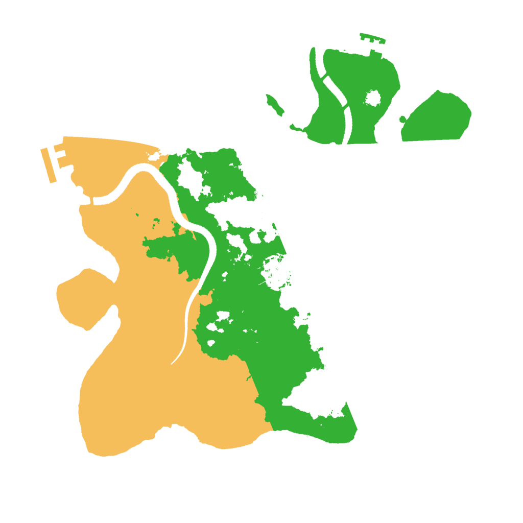 Biome Rust Map: Procedural Map, Size: 3000, Seed: 1761160236