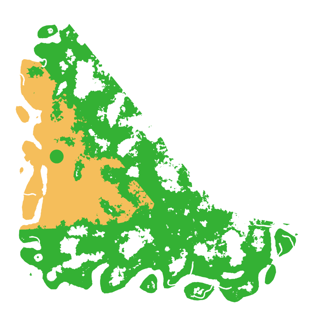 Biome Rust Map: Procedural Map, Size: 6000, Seed: 19746651