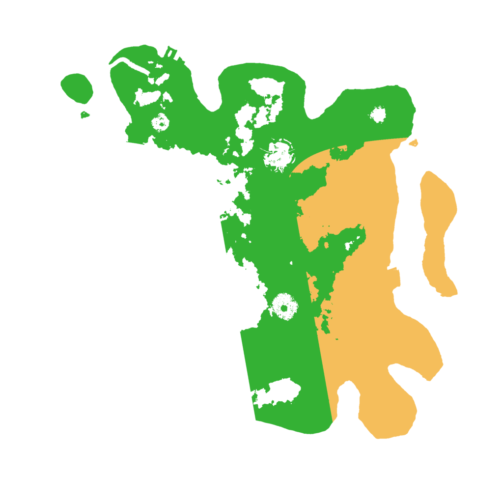 Biome Rust Map: Procedural Map, Size: 3000, Seed: 480202381