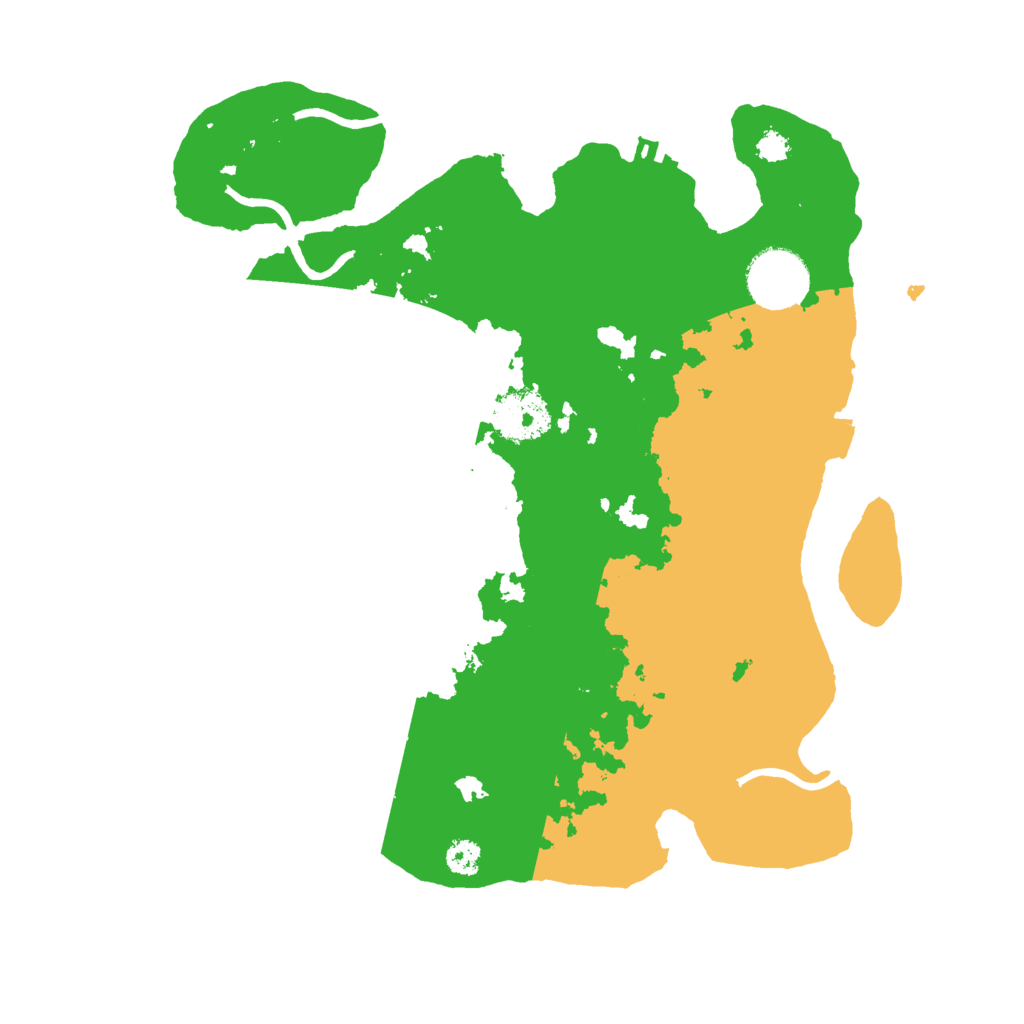 Biome Rust Map: Procedural Map, Size: 3000, Seed: 53347608