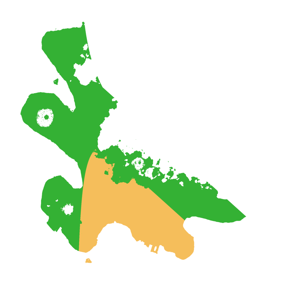 Biome Rust Map: Procedural Map, Size: 2500, Seed: 28365