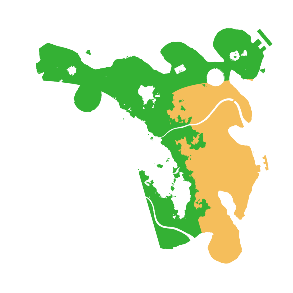 Biome Rust Map: Procedural Map, Size: 3000, Seed: 2357647