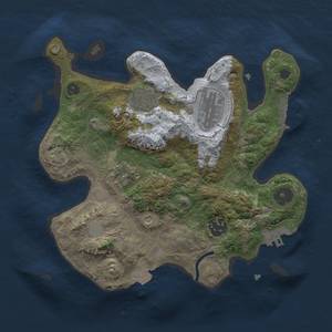 Thumbnail Rust Map: Procedural Map, Size: 2700, Seed: 1941212730, 11 Monuments