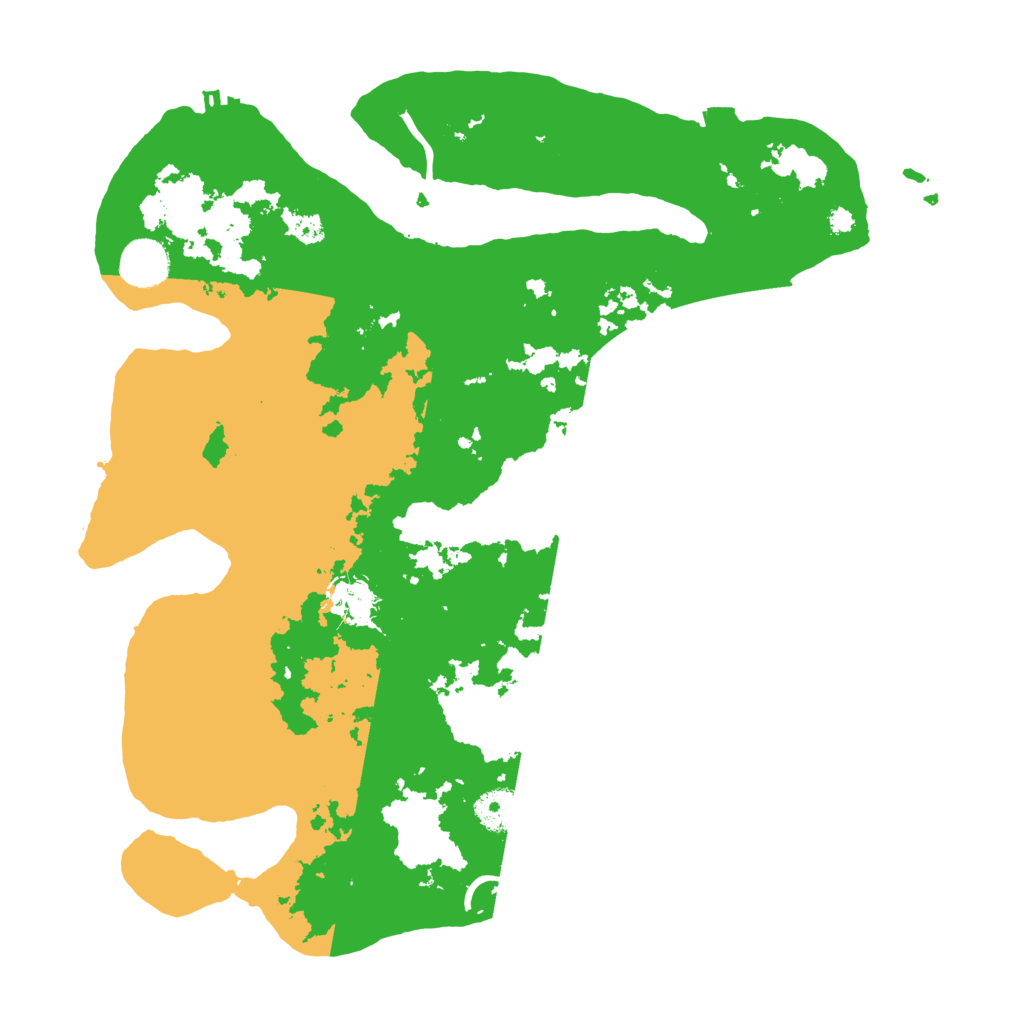 Biome Rust Map: Procedural Map, Size: 3700, Seed: 57705056