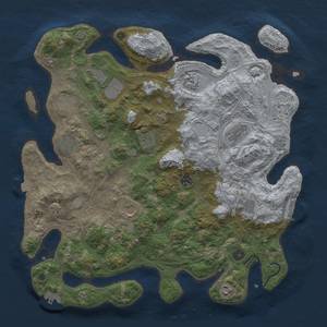 Thumbnail Rust Map: Procedural Map, Size: 4250, Seed: 225542613, 19 Monuments