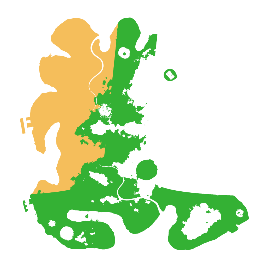 Biome Rust Map: Procedural Map, Size: 3500, Seed: 752357448