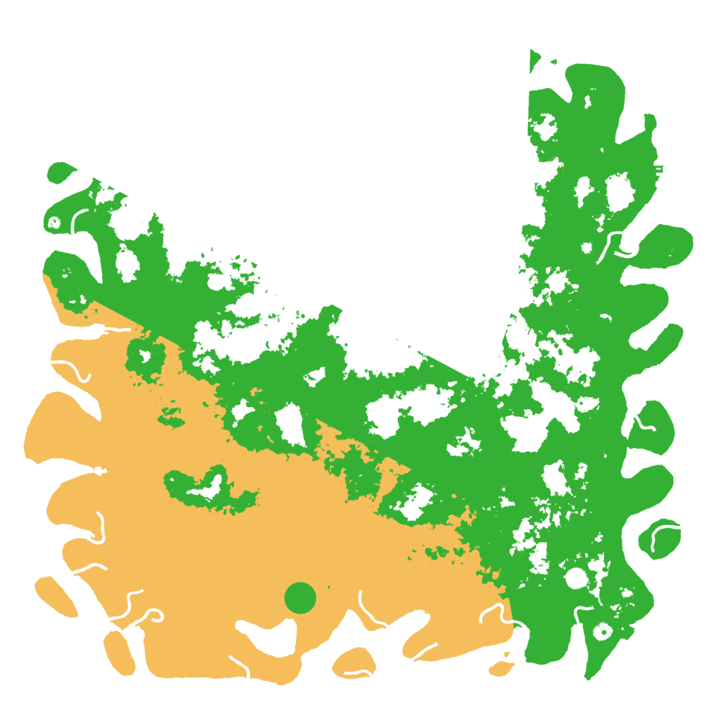Biome Rust Map: Procedural Map, Size: 6000, Seed: 534213145