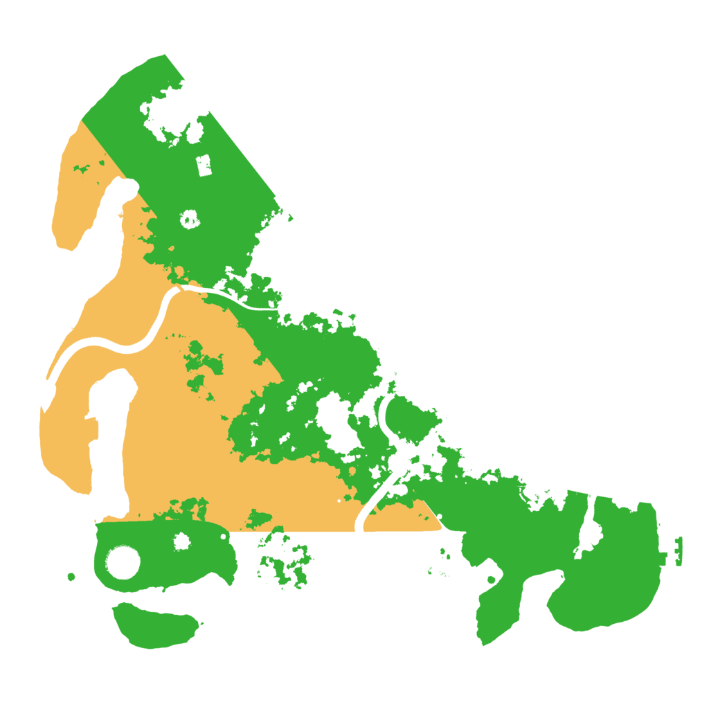 Biome Rust Map: Procedural Map, Size: 3700, Seed: 874059818