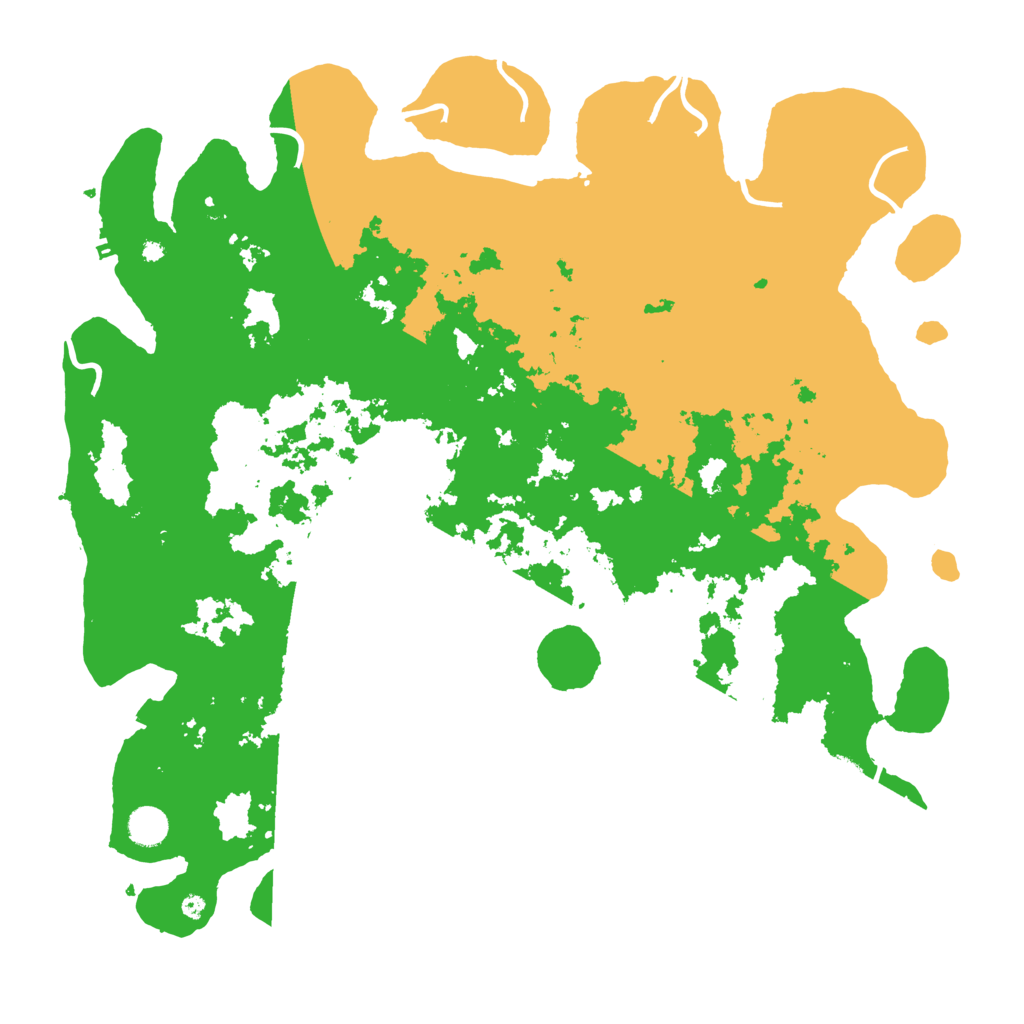 Biome Rust Map: Procedural Map, Size: 4500, Seed: 1231793331