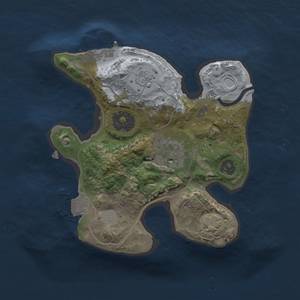 Thumbnail Rust Map: Procedural Map, Size: 2000, Seed: 235457409, 7 Monuments