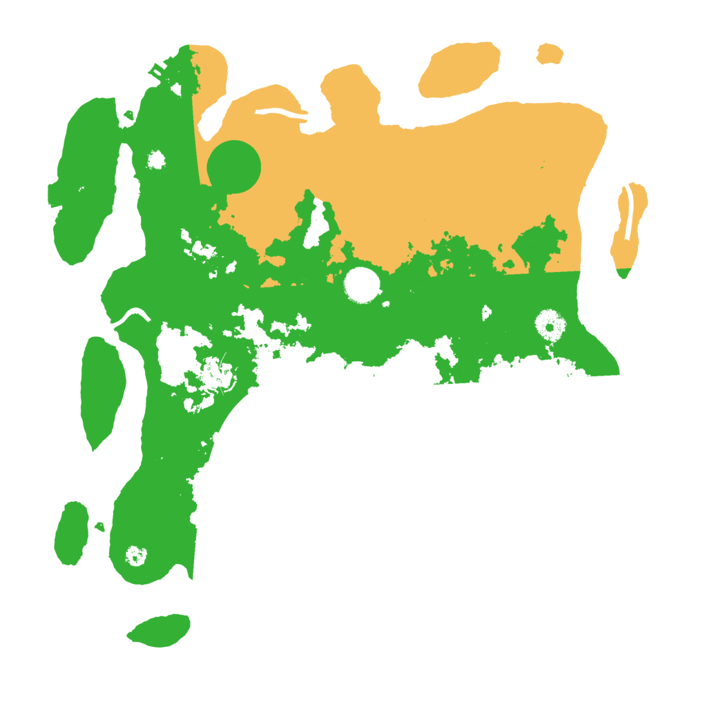 Biome Rust Map: Procedural Map, Size: 3500, Seed: 18516458