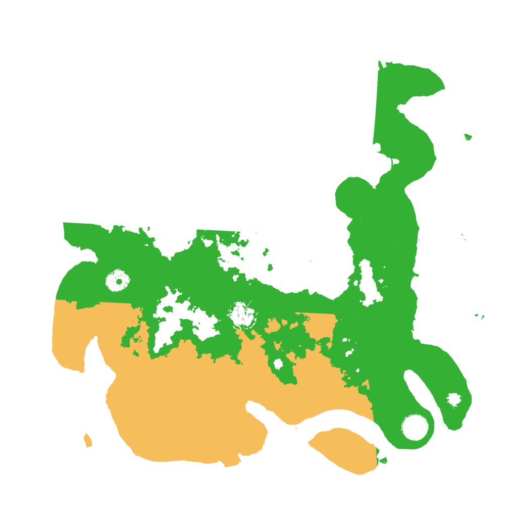 Biome Rust Map: Procedural Map, Size: 3500, Seed: 12431
