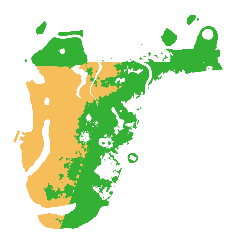 Biome Rust Map: Procedural Map, Size: 4000, Seed: 776639634