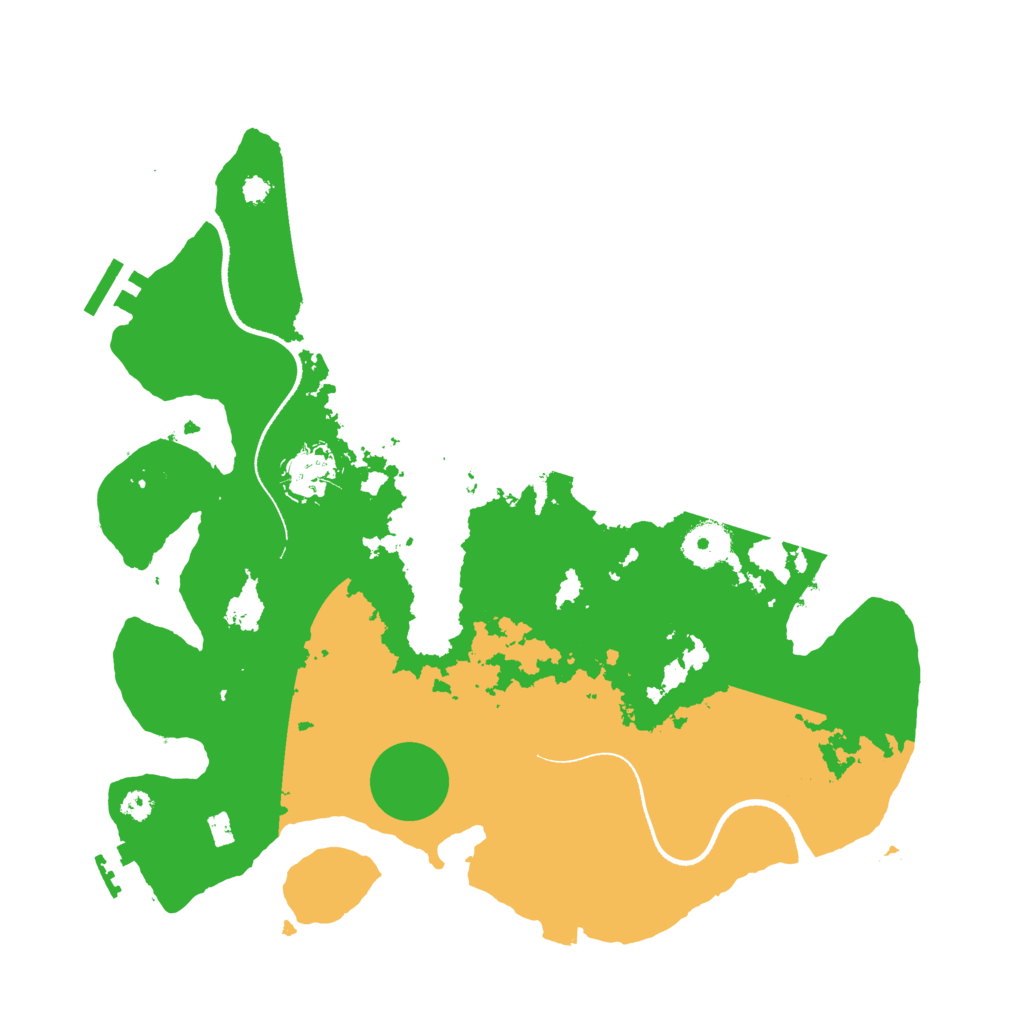 Biome Rust Map: Procedural Map, Size: 3432, Seed: 13825