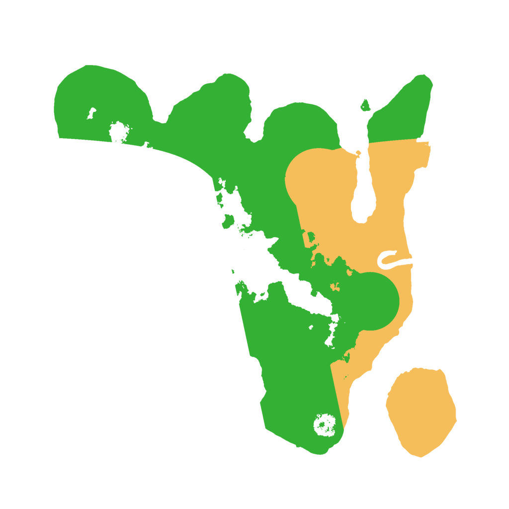 Biome Rust Map: Procedural Map, Size: 2300, Seed: 1163986280