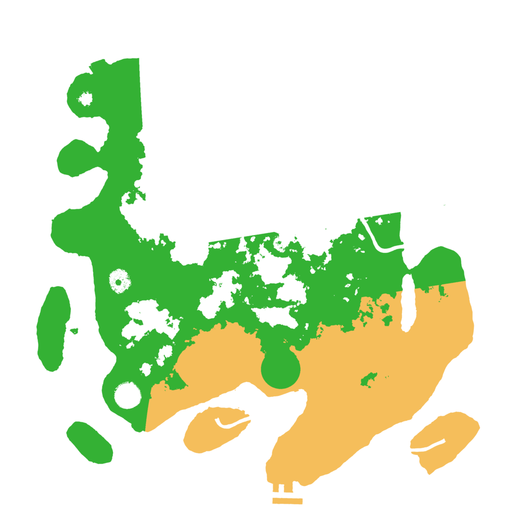 Biome Rust Map: Procedural Map, Size: 3500, Seed: 1401508719