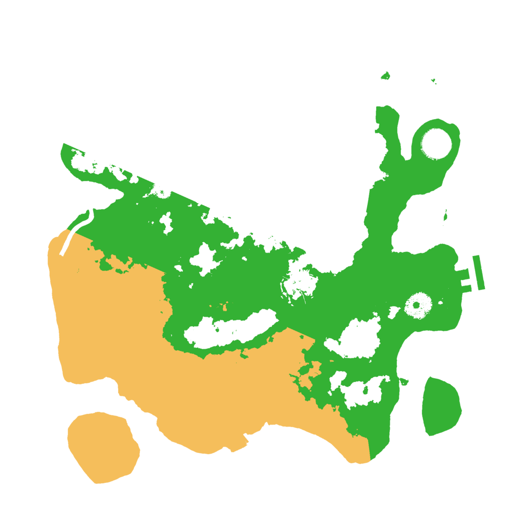 Biome Rust Map: Procedural Map, Size: 3000, Seed: 291805788