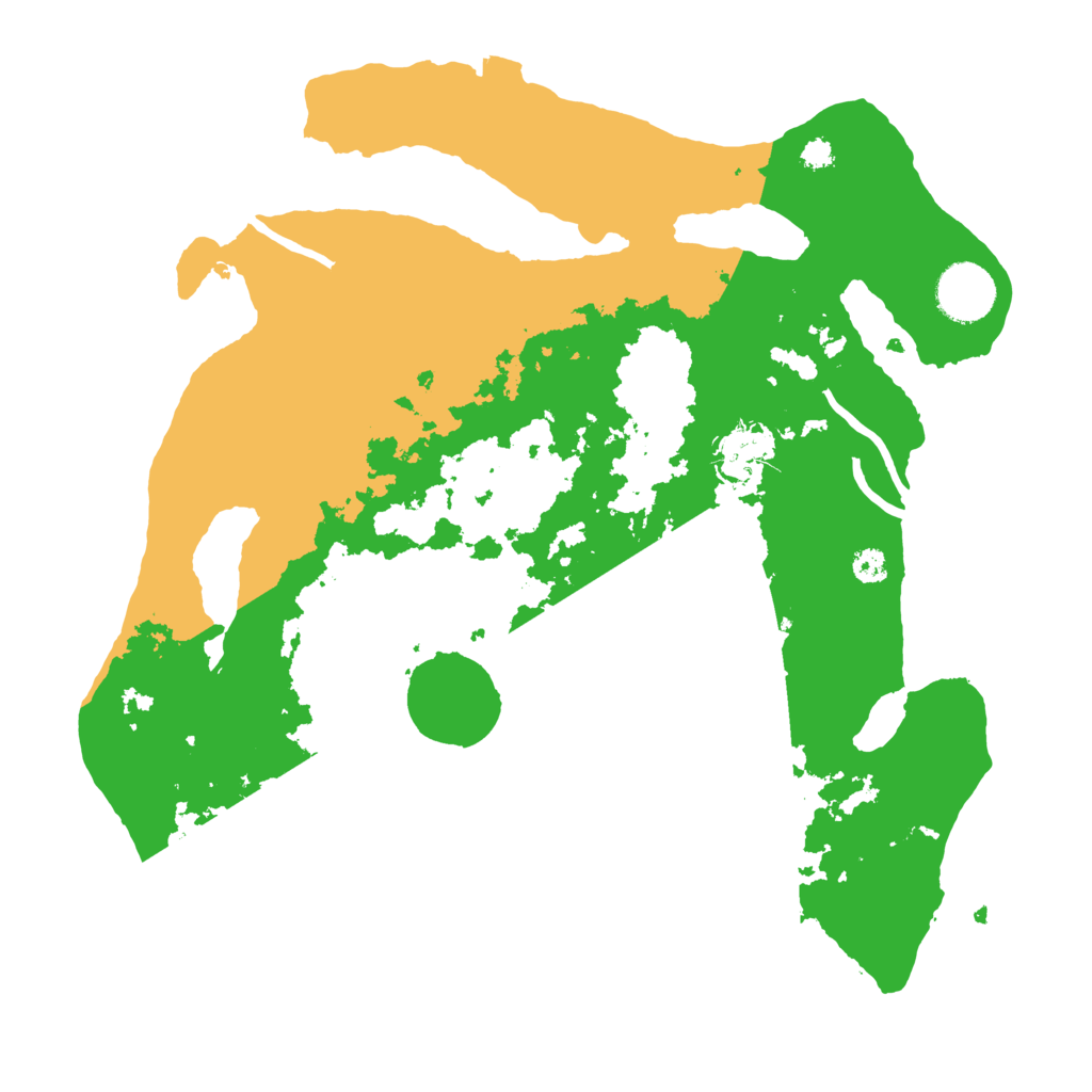 Biome Rust Map: Procedural Map, Size: 3250, Seed: 2041549474