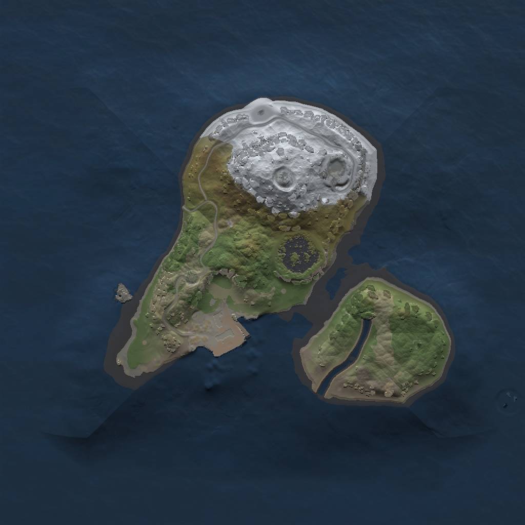 Rust Map: Procedural Map, Size: 1500, Seed: 901961740, 3 Monuments