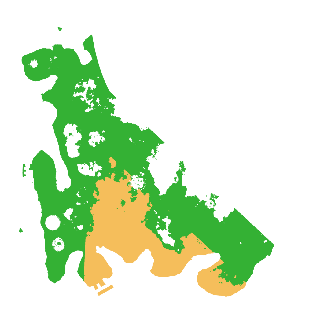 Biome Rust Map: Procedural Map, Size: 3700, Seed: 703359393