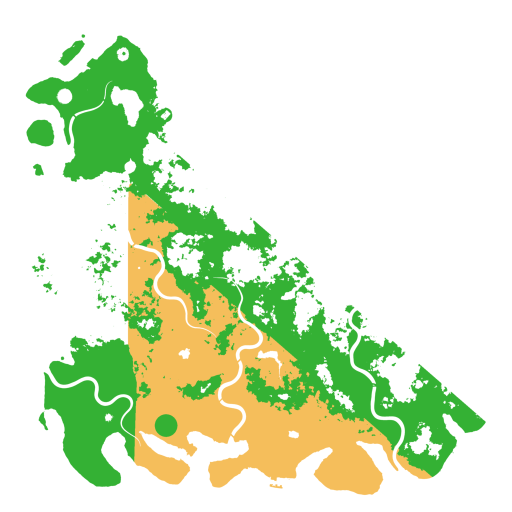 Biome Rust Map: Procedural Map, Size: 6000, Seed: 20240124