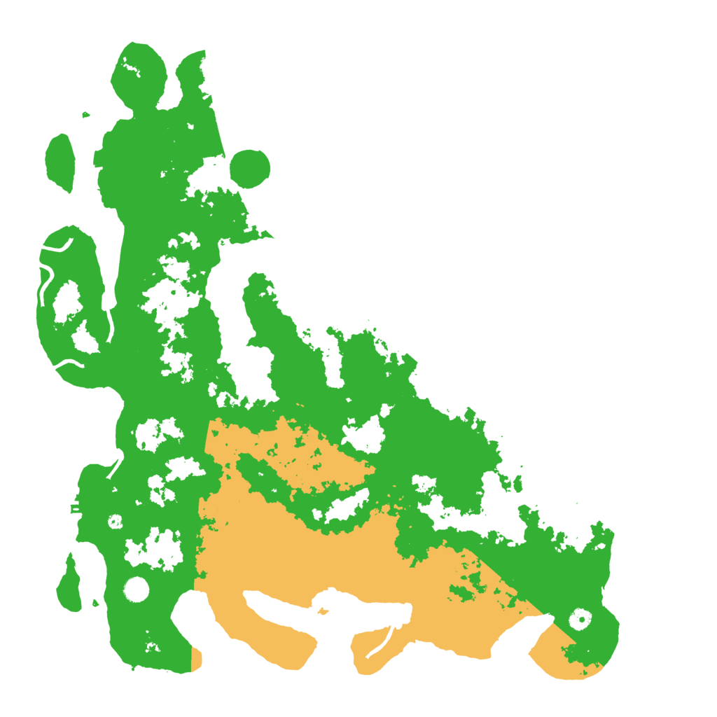 Biome Rust Map: Procedural Map, Size: 5000, Seed: 20240124