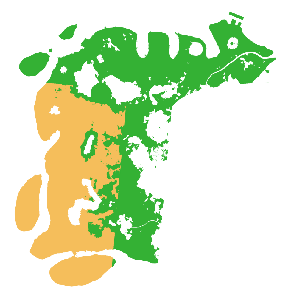 Biome Rust Map: Procedural Map, Size: 4000, Seed: 940308