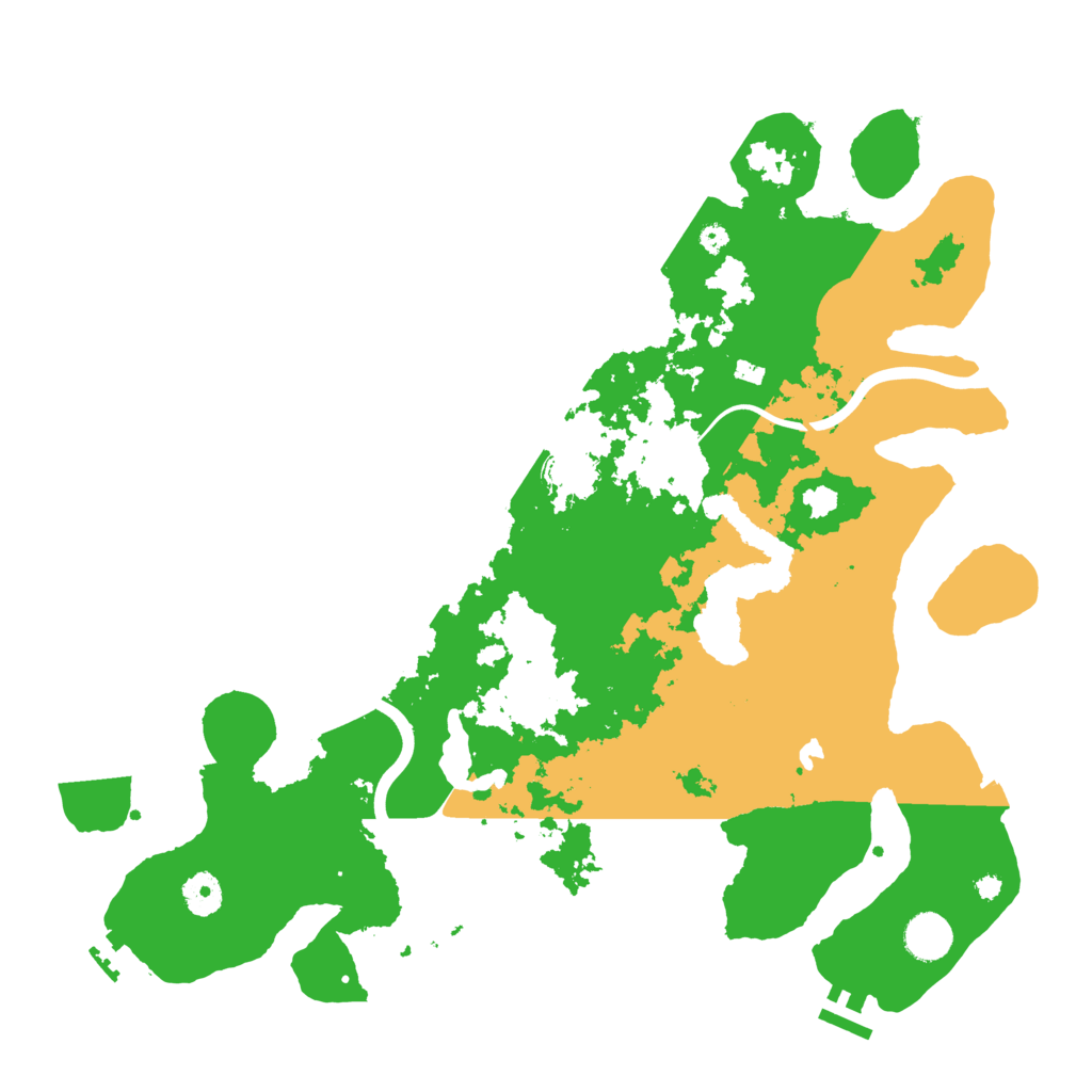Biome Rust Map: Procedural Map, Size: 4000, Seed: 2986